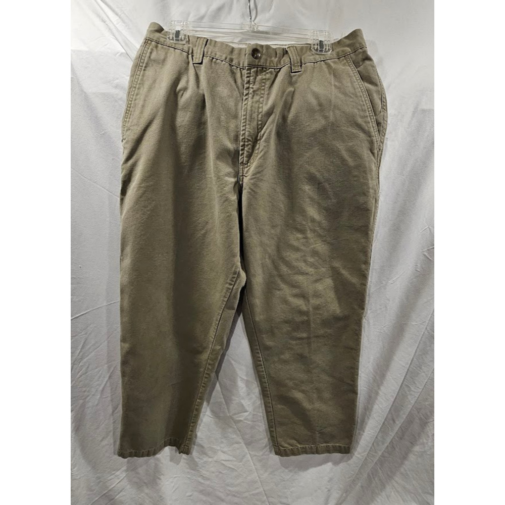 The North Face Canvas Utility Pants Men 33x28 khaki tan Durable Outdoor Workwear
